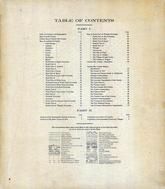 Table of Contents, Charles Mix County 1906